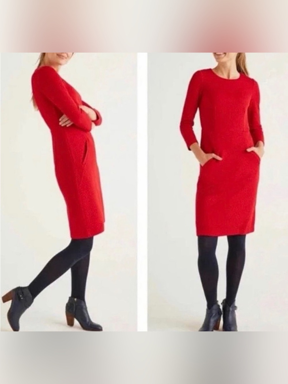Biden Agnes Jacquard Red Dress Women’s US 6R